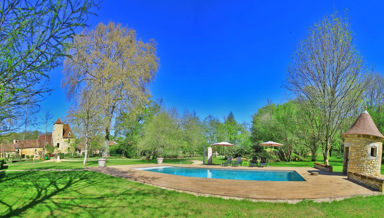 Bed and Breakfast Les Jardins D'Ungaro / Manoir La Barriere Le Vigan  Exterior foto